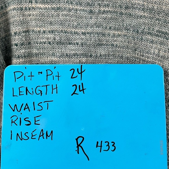 J Crew Reimagined Mock Turtleneck Sweater Heathered Blue Womens Medium | R433 - Picture 7 of 7